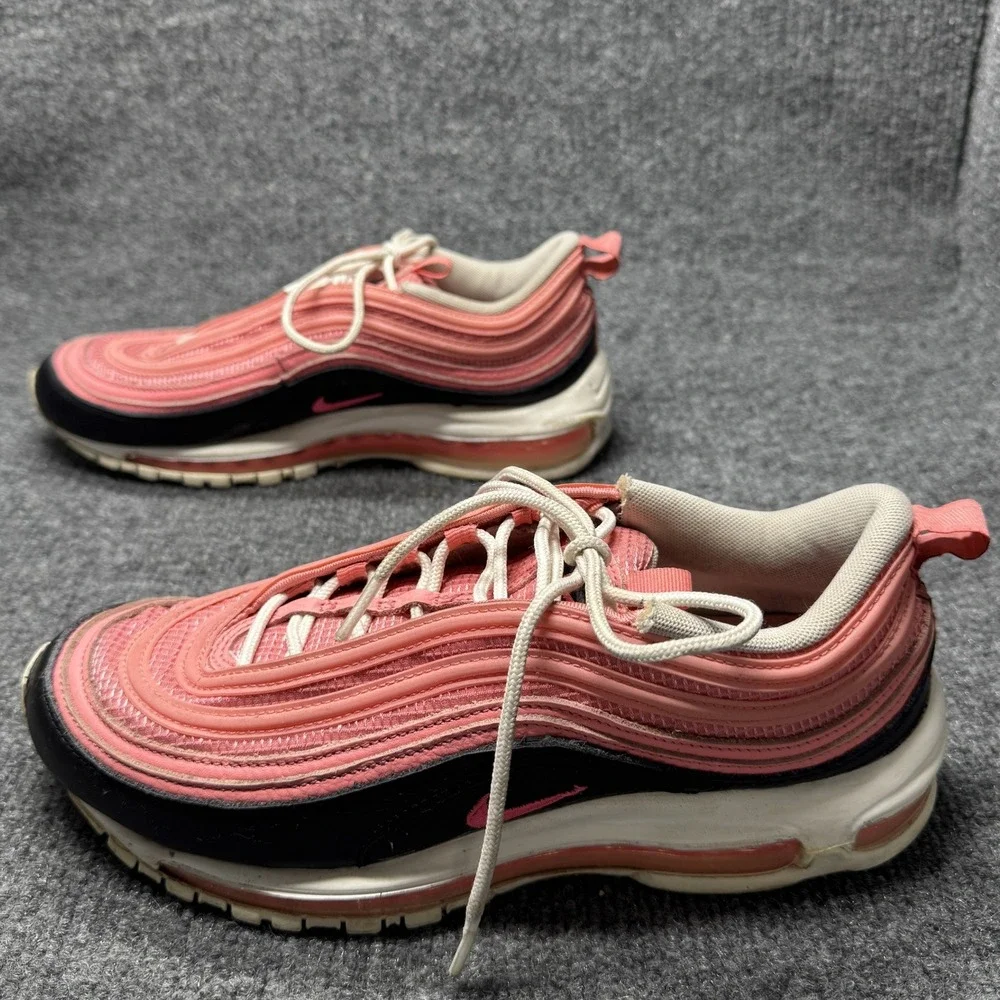 Nike Air Max 97 Mens 8 Pink Black Running Shoes Sneakers DZ5327-600